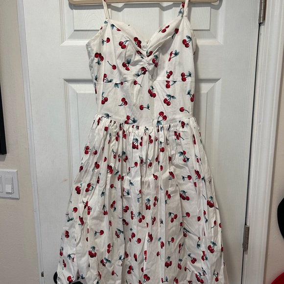 Dresses & Skirts - Cherry Print Midi Dress